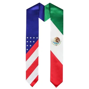 Mexican Graduation Sash for Class of 2024 Country Flag Scarf for Graduation H... - Picture 1 of 6
