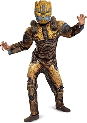 Cheetor Muscle Transformers Rise Beasts Fancy Dress Up Halloween Child Costume - Image 1 of 2