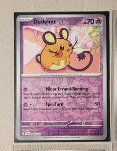 reverse holo Dedenne 036/091 Pokemon card SV Paldean Fates common NM - Picture 1 of 1
