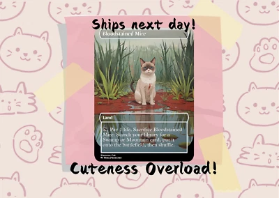 Bloodstained Mire, Cute Proxy Fetch Land - Image 1 of 4