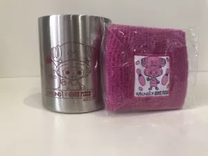 ONE PIECE Tony Tony Chopper 9 cm taza de acero inoxidable y pulsera colección REDONDA1 JUEGO 2 - Imagen 1 de 11