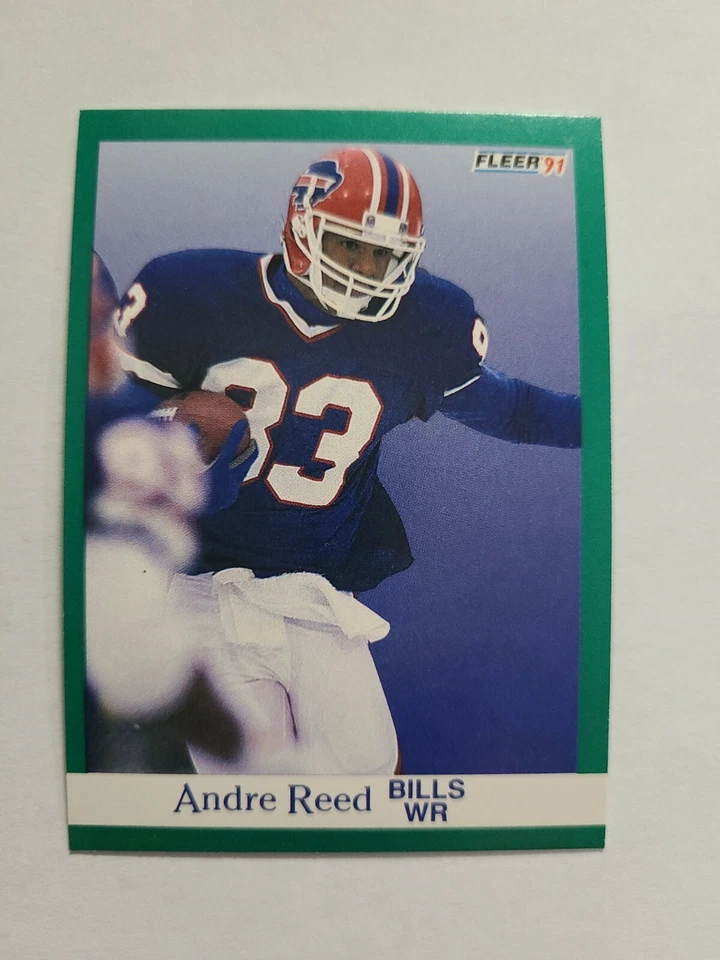 ANDRE REED 1991 FLEER FOOTBALL CARD # 8 E0680 - Image 1 of 1