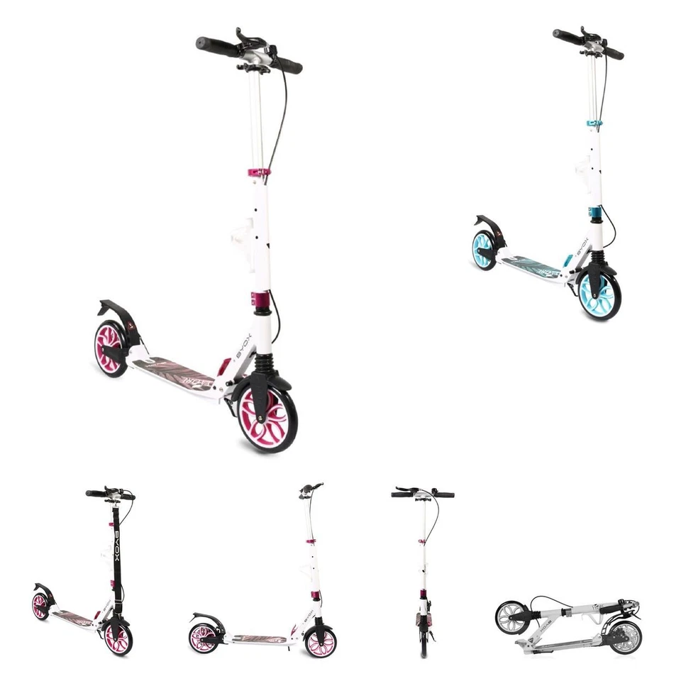 Byox Kinderroller Fiore klappbar Stoßdämpfer Flaschenhalter Bremse bis 100 kg - Bild 1 von 1