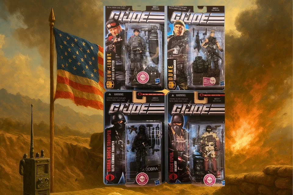 Gi Joe Duke #1001 Team Commander Pursuit of Cobra 3.75” Hasbro 2010 G3