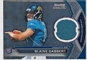JERSEY BLAINE GABBERT 2011 BOWMAN ESTERLING NOVATO EVENTO USADO - R00KIE - Imagen 1 de 1