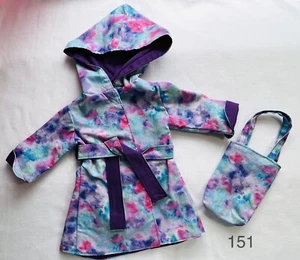 Rainy Days Lined Raincoat & Matching Bag ~ Fits 18” Dolls - Picture 1 of 1