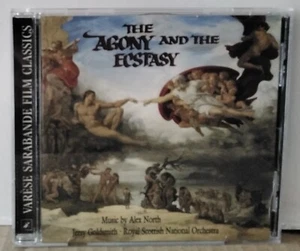 THE AGONY AND THE ECSTASY Soundtrack ALEX NORTH GOLDSMITH VARESE VSD-5901 US CD - Picture 1 of 3