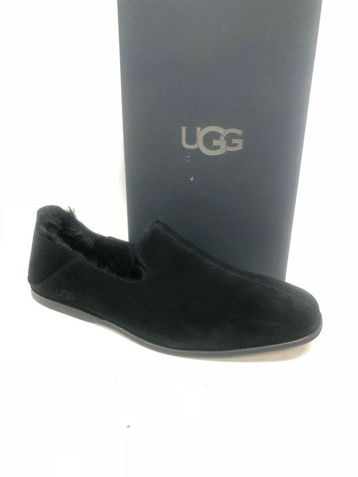 Zapatos sin cordones UGG Australia Chateau de gamuza negros para hombre 1106807 Toscana Foto 1 de 4