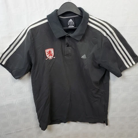 Adidas Mens Middlesbrough Football Club Polo Shirt Size XL Adult Soccer Cover