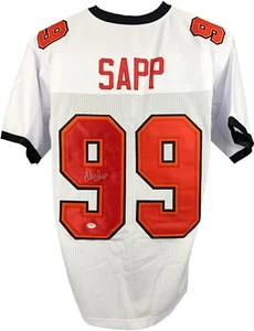 Warren Sapp signed jersey Tampa Bay Buccaneers PSA COA Miami Hurricanes - Picture 1 of 2