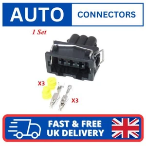 3 Pin Plug 357972753 for VW, Audi, Seat & Skoda Wiring Plug Sensor Connector Ign - Picture 1 of 9