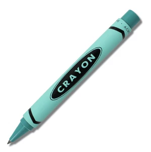 ACME Studio "Crayon - Teal" Retractable Roller Ball by ADRIAN OLABUENAGA - NEW - Picture 1 of 3