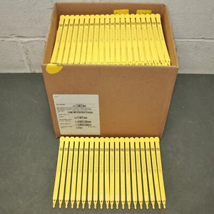 (1000) TydenBrooks 7" Shipping Seals V30032B00, Yellow Plastic Truck Tie Strap - Picture 1 of 5