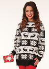 Adult Snow Drift Christmas Sweater - Extra Large Size