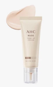 AHC Nude Tone Up Cream Natural Glow 40ml SPF50+ PA++++ K-Beauty - Picture 1 of 12