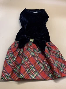 VERY CUTE DOG CHRISTMAS DRESS SIZE LARGE - Picture 1 of 6