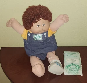 Cabbage Patch Kids - COLECO 1985 - Amery Austin (With Papers, Missing 1 Shoe) - Picture 1 of 6