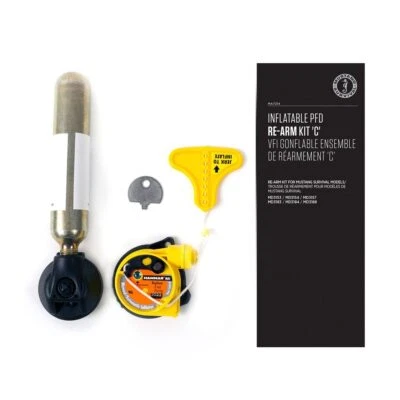 Mustang HIT 33g CO2 Re-Arm Kit C Hammar Automatic Hydrostatic PFD Life Vest - Image 1 of 4