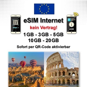 eSIM Europa – 34 kraje | Bez umowy, bez karty SIM, tylko dane | 4G/5G - Zdjęcie 1 z 7