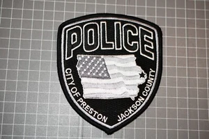 City Of Preston Iowa Police Patch - Picture 1 of 1