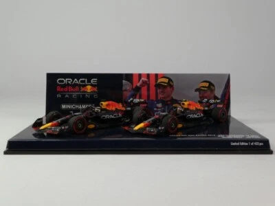 Minichamps Set Red Bull RB18 Verstappen Perez Émilie Romagne 2022 1/43 472224111 - Photo 1/3