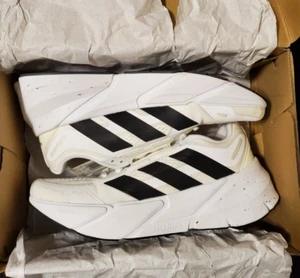 Adidas Adistar White Black Mens 9 Sneaker Lace Up Athletic Running Shoes GX2997 - Picture 1 of 5