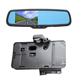 Rear License Plate Bracket&Backup Camera&4.3" Monitor For Jeep Wrangler JK 07-17