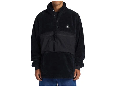 DC PILE ORSETTO UOMO INVERNO ADYFT03376 KVJ0  FLEECE AVALON BLACK - Imagen 1 de 2