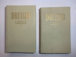 Theodore Dreiser “O Tragedie Americanā” Two Volume Hardback Set 1961 Romanian - Picture 1 of 8