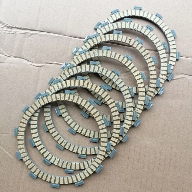 Clutch Friction Plates Kit For Kawasaki Ninja 500 EX500AD 87-09 ZX-7 ZX750 89-90 - Image 1 of 1