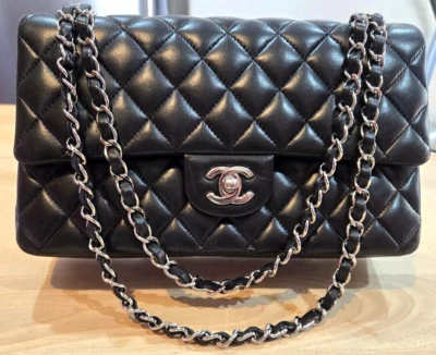 CHANEL BOLSO DE HOMBRO DE DOBLE SOLAPA CLÁSICO CLÁSICO MEDIO MUY BONITO COND Foto 1 de 4