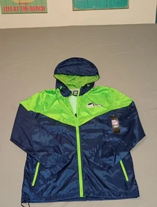 NFL Jacket Mens S Seattle Seahawks Windbreaker Brand New - Picture 1 of 18