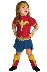 Wonder Woman Romper Toddler Halloween Costume Justice League Movie 1-2 Years NEW - Picture 1 of 10