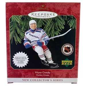 Vintage Hallmark Keepsake Ornament Hockey Greats Wayne Gretzky RANGERS NHL NIB - Picture 1 of 1