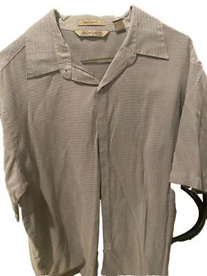 A[X]IST Axist dress shirt Gray textured weave ~ Size M - Image 1 of 2
