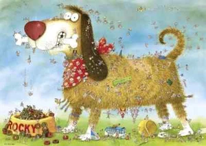 Heye Marino Degano "Dog's Life" 1000 Piece Puzzle NEW Sealed - Picture 1 of 6