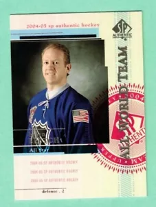 (1) BRIAN LEETCH 2004-05 SP AUTHENTIC # 148 ALL WORLD TEAM CARD (K1889) - Picture 1 of 2