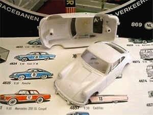 1960s Foreign Faller Porsche 911 Slot Car Body White A+