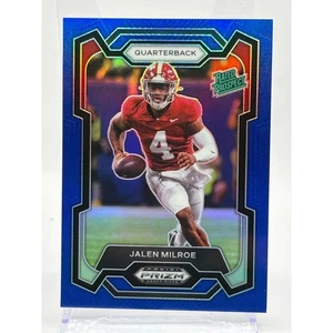 2024 Prizm Draft Picks Jalen Milroe Rated Prospect Blue Prizm 69/199 SP Seahawks - Bild 1 von 2