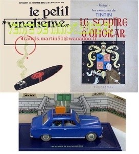 Tintin voiture Atlas No 35 - Taxi 403 de Moulinsart -  + Kdo 1 affiche au choix - Imagen 1 de 24