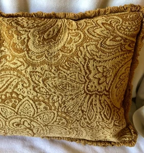 GORGEOUS, EXCELLENT RESTORATION HARDWARE TAN/BROWN PILLOW COVERS~ TWO (2) AVAIL - Picture 1 of 8