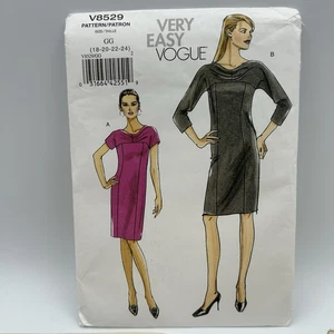 Vogue V8529 Very Easy sewing pattern Misses Dress size GG 18-20-22-24 - Picture 1 of 8