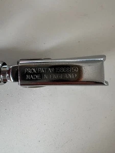 🧯 Vintage Soda Syphon Dispenser Spout – Made in England – Chrome (1950s) - Picture 1 of 3