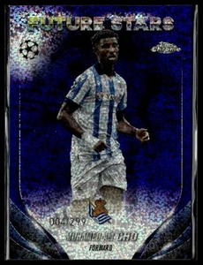 2023-24 Topps Chrome UEFA #155 Mohamed-Ali Cho Violet Speckle Refr #/299 - Picture 1 of 2
