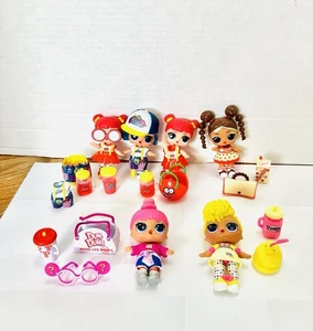 MGA Lol Surprise Mini Sweets Fashion Dolls Lot(6) Whopper Peeps Dum Dum Jolly - Picture 1 of 10
