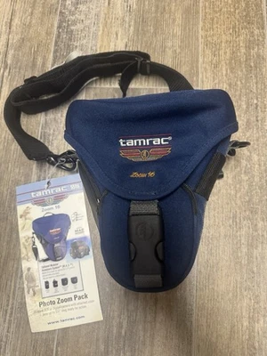 NUEVO Bolso de Colección TAMRAC 5516 Zoom16 SLR/Cámara Digital Bolsillos Lazo para Hombro/Cinturón Foto 1 de 4
