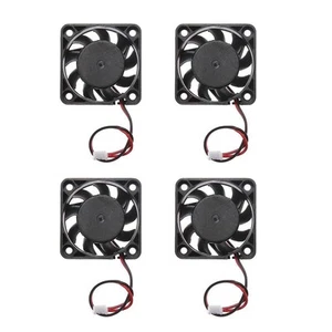 4 pièces 12v 2pin 40mm mini 4cm ventilateur silencieux ordinateur refroidisseur ventilateur pc - Photo 1/6