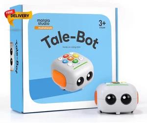 Talebot Programmierroboter Basic für Kinder ab 3-5 Jahren bildschirmfrei interaktives MINT-Spielzeug - Bild 1 von 11