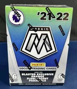 Caja bláster de fútbol de la Premier League Panini Mosaic 2021/22 exclusiva sellada de fábrica - Imagen 1 de 5