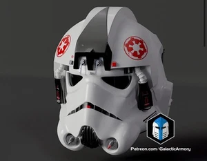 AT-AT Fahrer Helm Hauptteil in einem Stück Star Wars Cosplay DIY Maßstab 1:1 - Bild 1 von 8